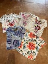 Fünf T-Shirts Mit StrassSteinchen - Größe ...