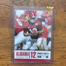 SAGE 2006 Aspire Brodie Croyle #8 Alabama Crimson Tide NCAA Football Card