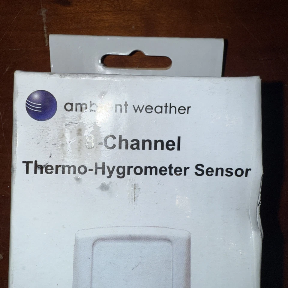 Ambient Weather F007TH Wireless Thermo-Hygrometer for Thermohygrometer, White  - Image 2 of 4