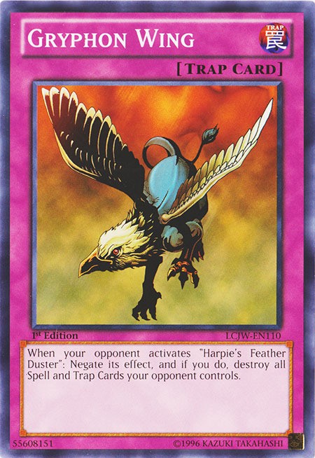 Gryphon Wing - LCJW-EN110 - Common - 1st Edition Lightly Played
