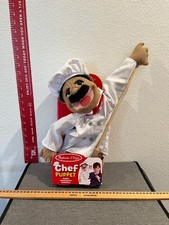 Melissa  Doug 2553 Realistic Chef Puppet New