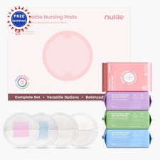 Nursing Pads 100 Count Disposable Breastfeeding Essentials for New Moms Nuliie