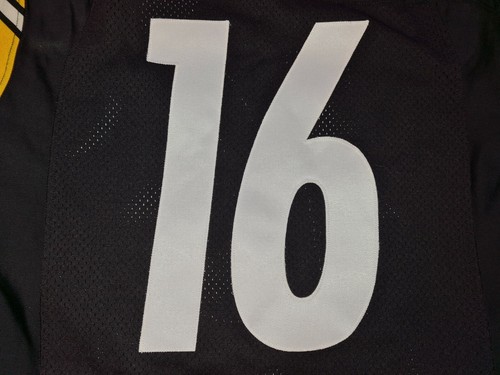 CHARLIE BATCH 16 PITTSBURGH STEELERS HOME AUTHENTIC REEBOK FOOTBALL JERSEY sz 46 - Picture 12 of 12