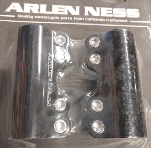 Arlen Ness Modular Billet Handlebar Clamp 1 1/4 black Ape Hangers Bagger Harley - Bild 3 von 4