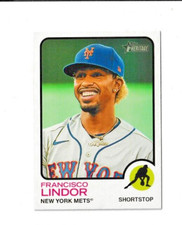 2022 Topps Heritage #196 FRANCISCO LINDOR  NY Mets