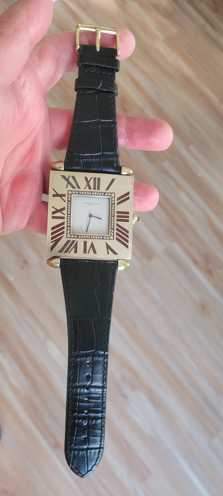Vintage Cartier Paris 50mm converted to wristwatch rare find