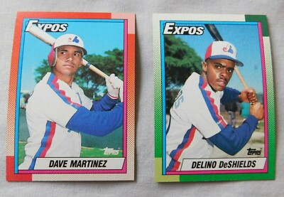 1990 Topps Montreal Expos Baseball Card Pick one
