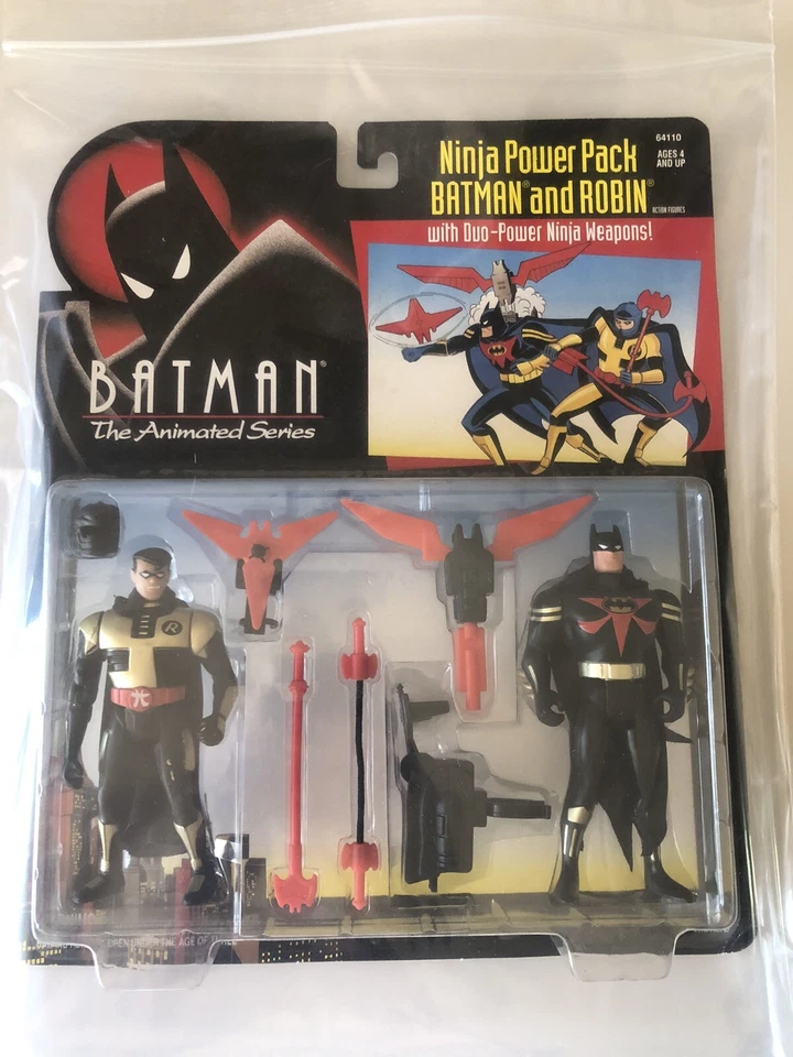 Ninja Power Pack Batman & Robin KENNER Batman Animated Series - Immagine 4 di 4