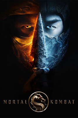 Mortal Kombat Movie 2021 Metal Poster 7x11 12x18 Sub Zero Scorpion Sonya Blade
