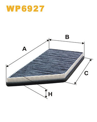 Pollen / Cabin Filter fits PEUGEOT 206 1.4D 2001 on Wix 002435 002436 6447PE New