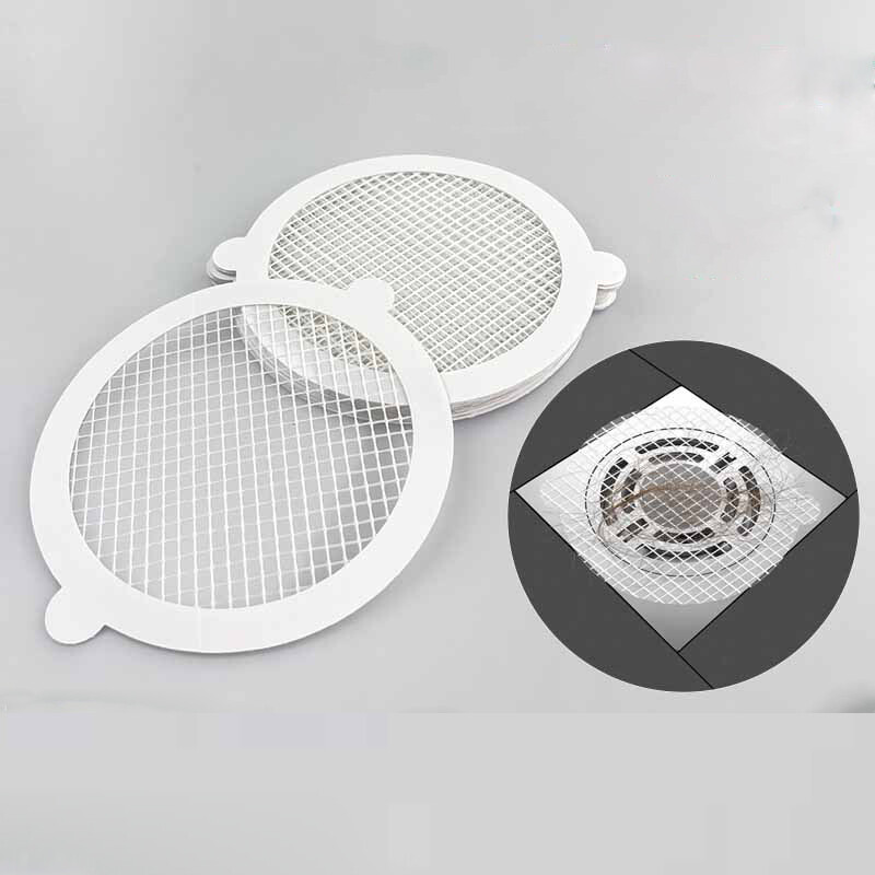 60 Pack Disposable Shower Drain Hair Catcher Hair Catcher Mesh Stickers ...
