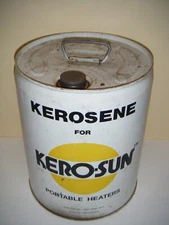 Vintage Kero-Sun Kerosene Empty 5 Gallon Can Jug #2