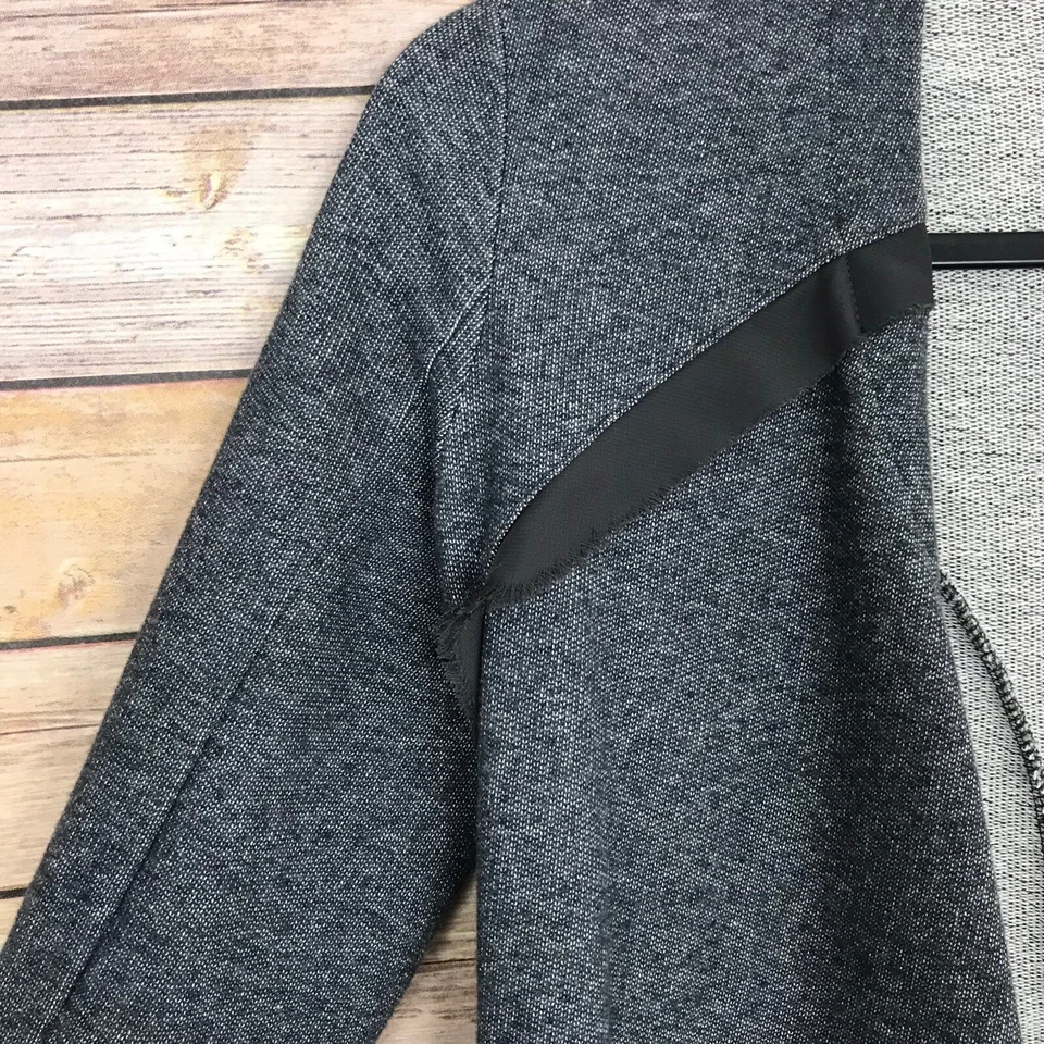 Женский свитер Simply Vera Wang XS кардиган GrayWaterfall открытый передний махровый трикотаж - Изображение 4 из 4