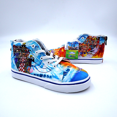 VANS Sk8-Hi Zip x One Piece Punk Hazard Toddler Size 10 VANS Sk8-Hi Zip x One Piece Punk Hazard Toddler Size 10
