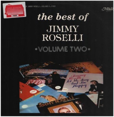 Jimmy Roselli The Best of Jimmy Roselli. Volume Two M&R Records Vinyl LP