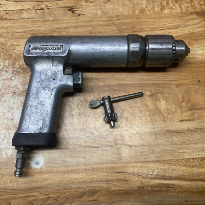 #ad Snap on Tool Used Working Pneumatic 1 2quot; Reversible Air Drill PDR5A $34.98