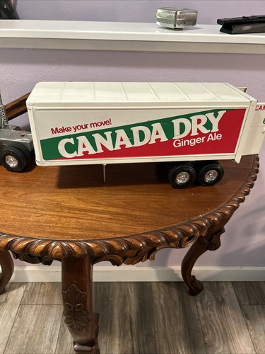 Vintage ERTL Canada Dry 18 Wheeler Metal Truck 22” Nice - Picture 18 of 21
