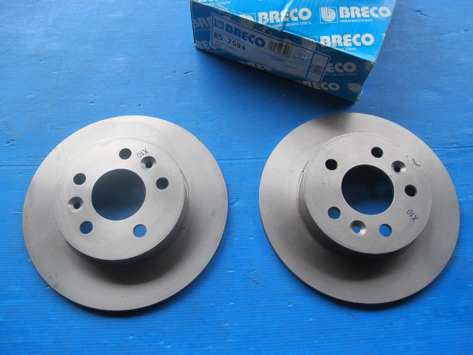 Disques de freins arrière BRECO pour Laguna et Safrane I II