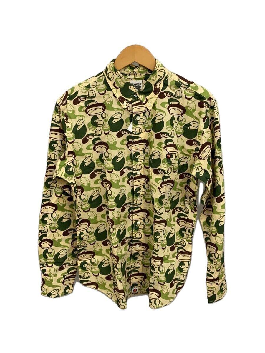 A BATHING APE イエローカモ 長袖カットソー A BATHING APE イエローカモ 長袖カットソー A BATHING APE