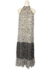 Vince Camuto bow back tiered maxi dress - M