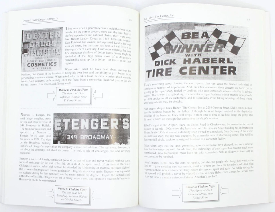 Buffalo NY Downtown Sign Local Business History Pizza North South East West Side - Image 4 of 4