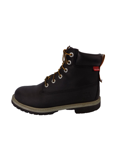 Timberland schwarze Stiefel Schnürstiefel Größe 6 bis 5,5 Damen Mädchen niedrige klobige Sohle Helcor