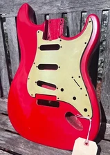 JVG ST BODY NOS 60s Nitro Lacquer Vivid WoW RED  ORDER YOURS HERE JVGuitars