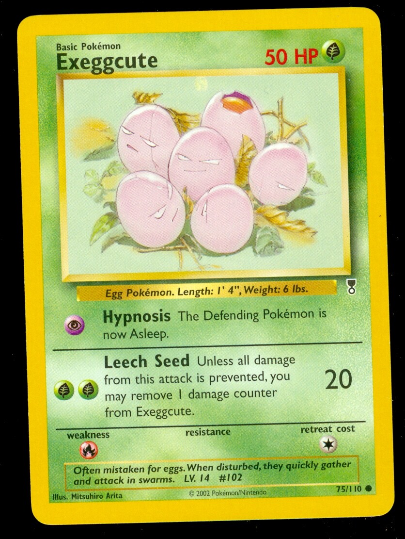 Pokemon EXEGGCUTE 75/110 Legendary Collection - NEAR MINT