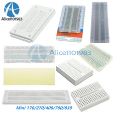 Mini 170/270/400/700/830 ABS Contacts Tie Points PCB Board Solderless Breadboard