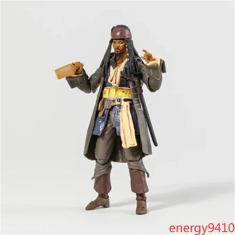 SHF Figuats 15cm Captain Jack Sparrow Action Figure Pirates