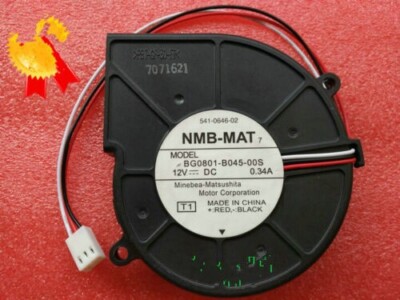 NMB 8CM 8018 12V 0.34A BG0801-B045-00S 3-wire Server Turbo Fan