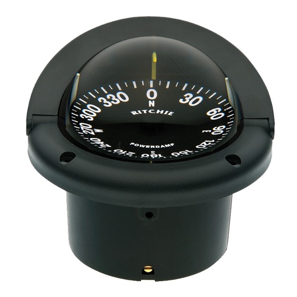 Ritchie Hf742 Helmsman Flush Mount Boat Marine Compass 3 3/4" Dial 12v