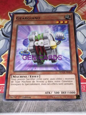 Geargianno Carte Yu Gi Oh GEARGIANO SDGR-FR004 x 3 | eBay