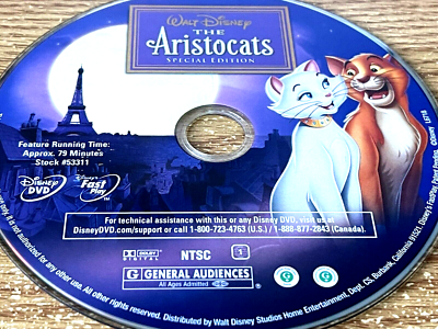 The Aristocats Walt Disney Special Edition 2008 DVD Movie | eBay