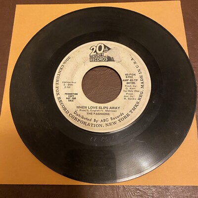 HEAR! RARE VG NORTHERN SOUL 45 Fashions I.O.U. A LIfetime Of Love PROMO