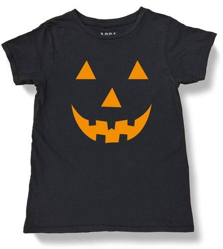 NUEVA CAMISETA PERSONALIZADA DE ALGODÓN PREENCOGIDA PARA NIÑOS NIÑAS HALLOWEEN CALABAZA DIVERTIDA - Imagen 11 de 15