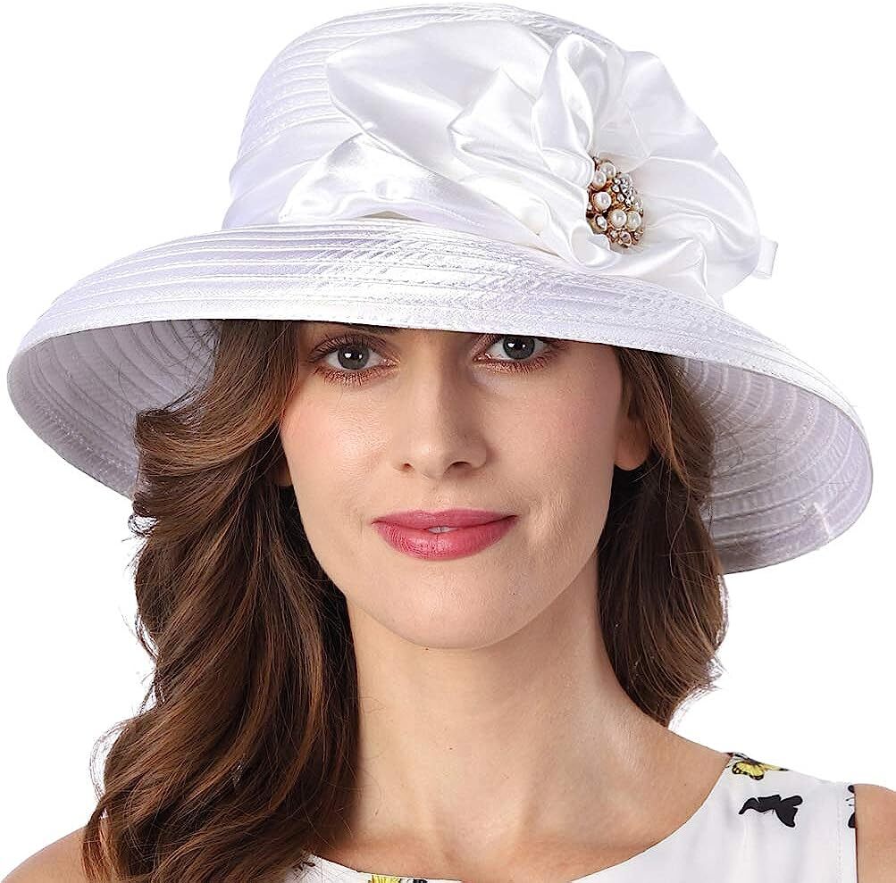 For Women Kentucky Derby Hats 1950s 20s With Rhinestone
