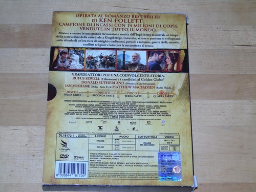 COFANETTO I PILASTRI DELLA TERRA 4 DVD - Foto 2 di 4