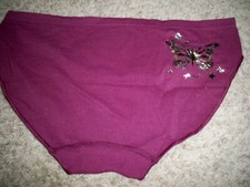 VICTORIAS SECRET BUTTERFLY FOIL SILVER PLUM BIKINI LARGE NEW