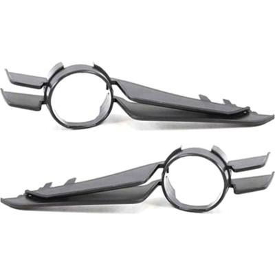 New Set of 2 Fog Light Trims Driving Lamp Driver & Passenger Side 323 328 Pair