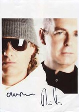 Pet Shop Boys SYNTHPOP DUO autographs, signed photo Pet Shop Boys SYNTHPOP DUO autographs, signed photo