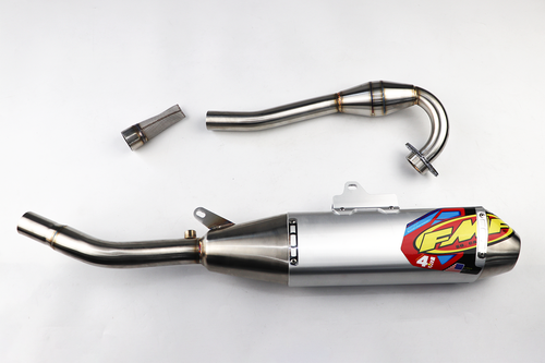 FULL SYSTEM EXHAUST PIPE RACING MUFFLER PIPE 4.1 FOR KAWASAKI KLX250 - Picture 3 of 10