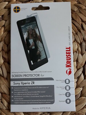 Krusell Sony Xperia ZR Screen Protector Displayschutzfolie 