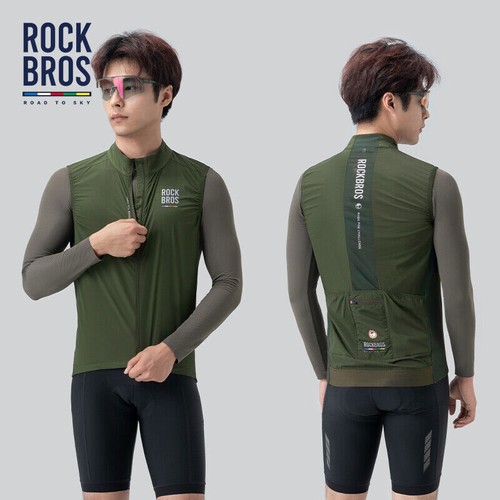 ROCKBROS Skyway Series Windproof Cycling Vest Cycling Leisure Sports Vests - Picture 2 of 23