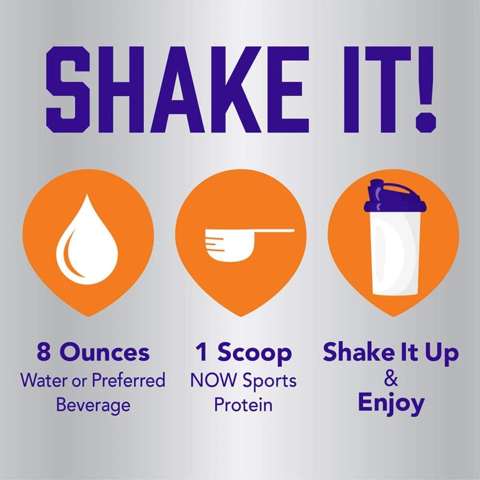 Proteína de guisante deportiva NOW 24 G, fácil de digerir, chocolate cremoso en polvo, 2 libras Foto 3 de 4