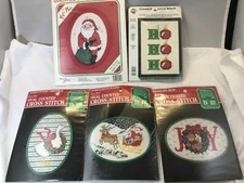 Lot 5 NIP Christmas Cross Stitch Kits Designs for Needle Needle Magic New Berlin