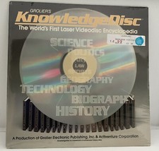 Groliers Encyclopedia Knowledge Disc Laser Video Disc - Sealed