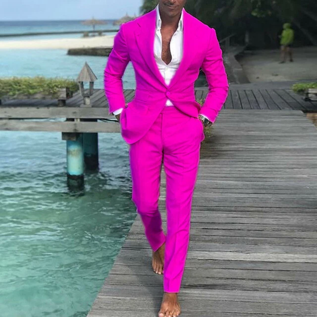 Mens 2 Piece Suit Smart Casual Classic Business Tailored Fit Office Formal Prom Mens 2 Piece Suit Smart Casual Classic Business Tailored Fit Office Formal Prom