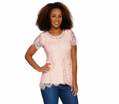 isaac mizrahi peplum top