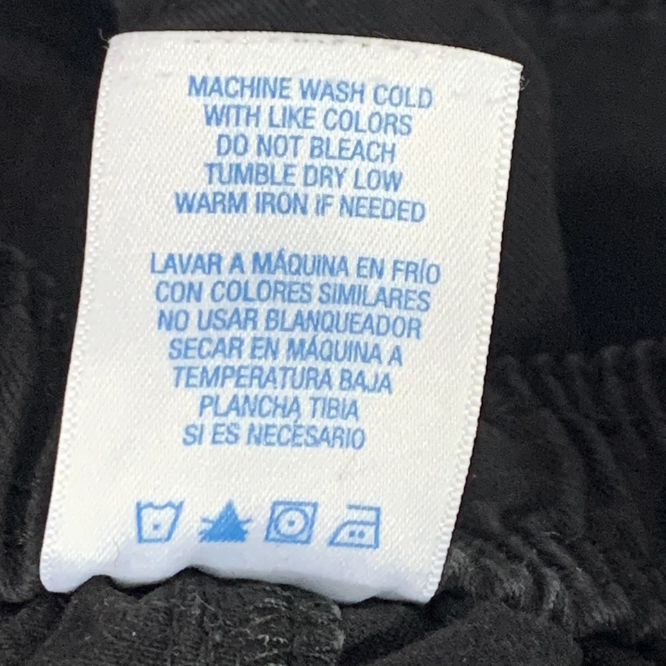 Pantalones Cortos Carga Toughskins Niños Negros 100% Algodón Talla Grande (7) Foto 4 de 4